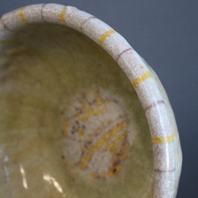 Vintage Italian Decorative Ceramic Bowl by Guido Gambone, 1950s For Sale - Image 10 of 15