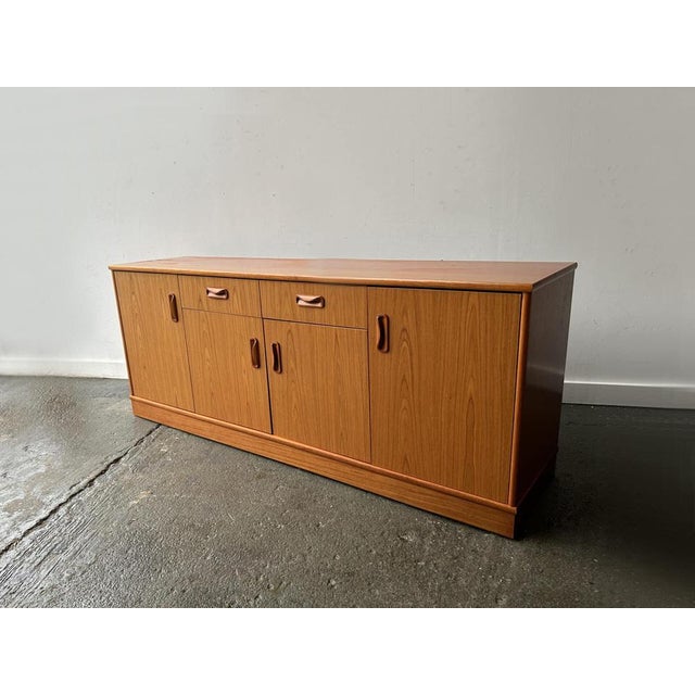 Wood Mid-Century Long Teak Sideboard or TV Stand from G Plan For Sale - Image 7 of 14