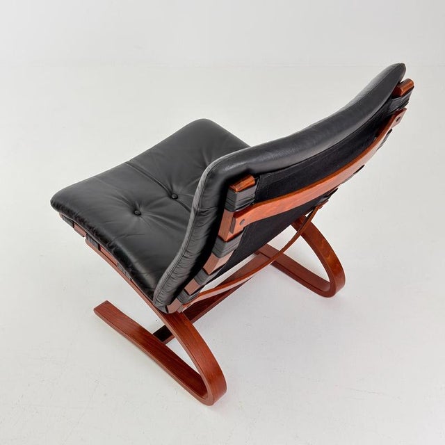Mid-Century Modern Kangu Lounge Chair by Elsa Solheim and Nordahl Solheim for Rybo, 1970s For Sale - Image 16 of 18