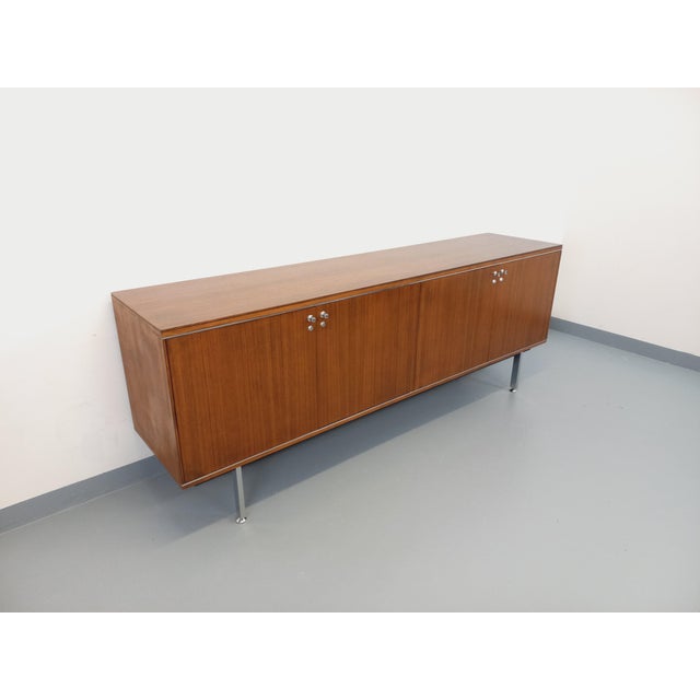 Vintage Sideboard in Rosewood and Chrome-Plated Metal by Alain Richard, 1960s For Sale - Image 14 of 18