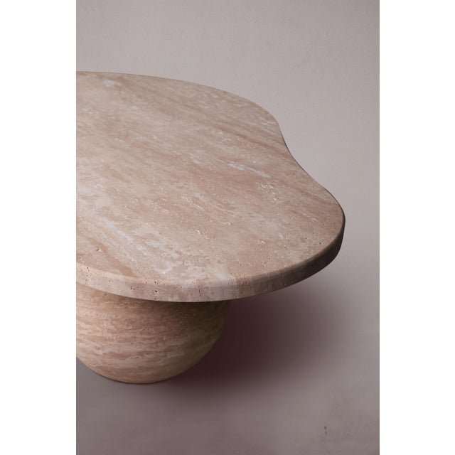 Pear-Esque Coffee Table 51.1" For Sale - Image 4 of 5