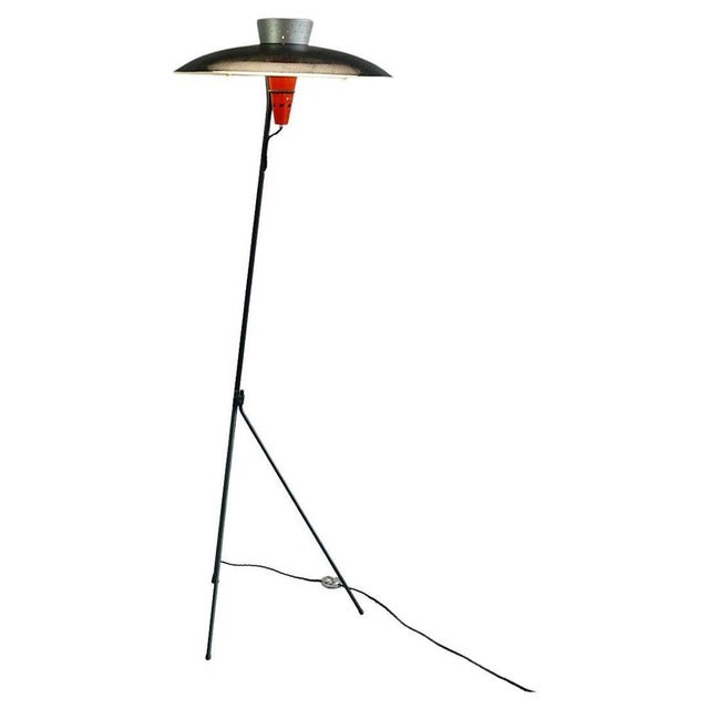 Mid-Century NX38 Floor Lamp attributed to Louis Kalff for Philips, Netherlands, 1950s For Sale - Image 13 of 13