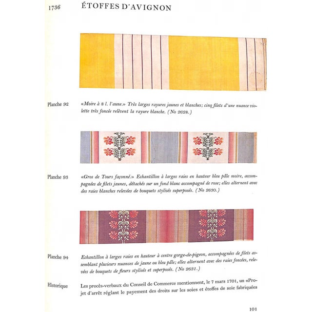 "Textiles en Europe Sous Louis Xv: The Most Beautiful Specimens in the Richilieu Collection" 1964 Weigert, Roger-Armand For Sale - Image 4 of 12