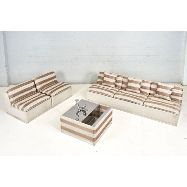 Postmodern Saporiti “P10” Proposals Sectional by Giovanni Offredi, Italy 1970 For Sale - Image 3 of 13