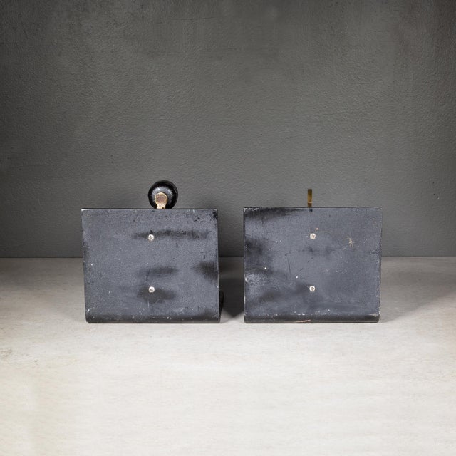 19th C. Steel and Solid Bronze Scale Bookends c.1895 For Sale In San Francisco - Image 6 of 6