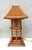 Bamboo Rattan Pagoda Table Lamp, Italy, 1990s For Sale - Image 9 of 18