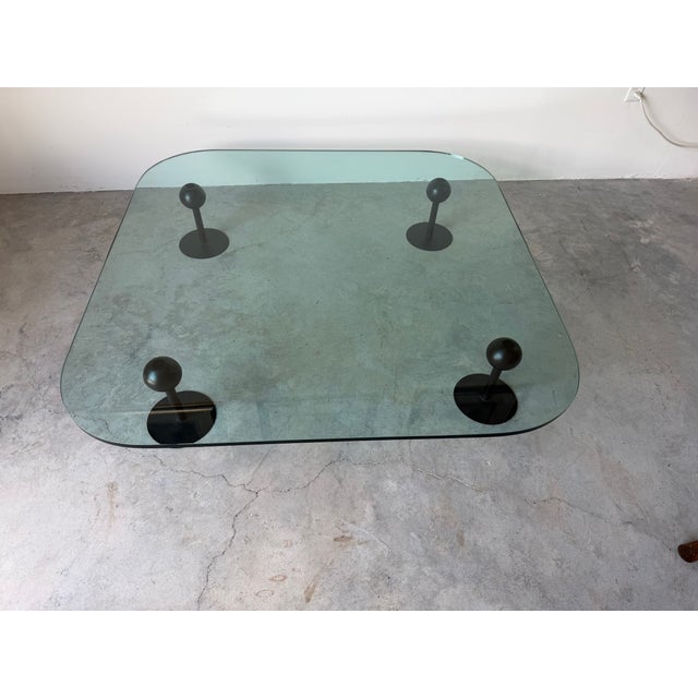 Iconic 1980’s postmodern coffee table designed by Philippe Starck for Disform, model “Pepper Young.” This striking piece...