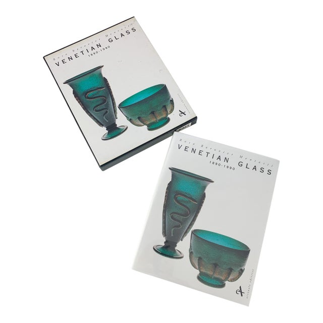 Vintage Venetian Glass Hc Coffee Table Art Book Mentasti 1890-1990 For Sale
