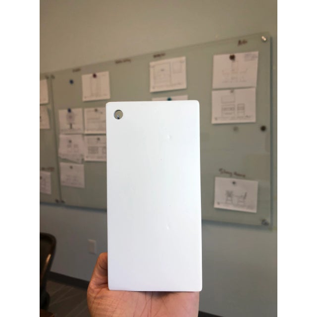 Chippendale Sample - Casa Cosima Home, Cloud White For Sale - Image 3 of 3