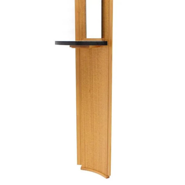 Vintage Mid Century Corner Shelf Mirror Petit Vanity For Sale - Image 6 of 8