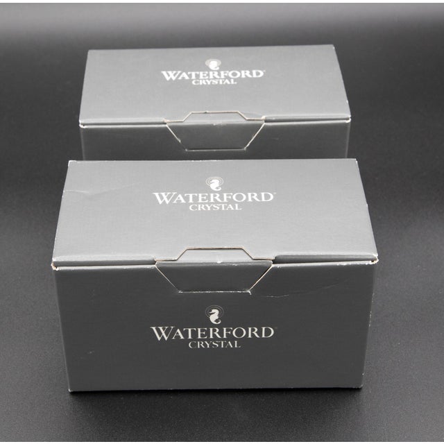 Vintage Waterford Crystal Pineapple Bottle Stoppers With Boxes- Set of 2 For Sale In West Palm - Image 6 of 7