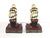 Art Deco Vintage French Art Deco Harlequin Clown Bookends Statues For Sale - Image 3 of 4