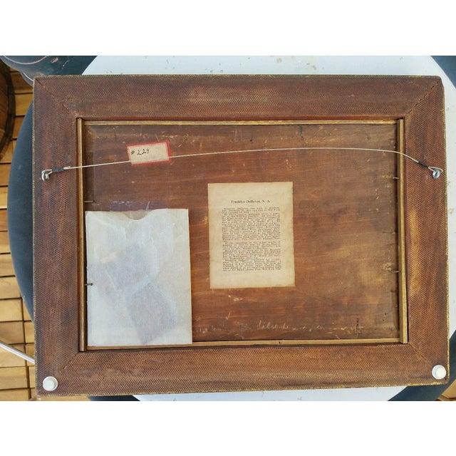 1920s Vintage Franklin De Haven Pastoral Landscape Oil Painting For Sale - Image 4 of 6