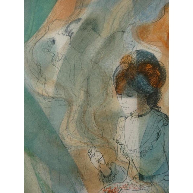 Jean-Baptiste VALADIE Brassens: Penelope Original lithograph (1976) On Arches vellum Signed in pencil Numbered /200 copies...