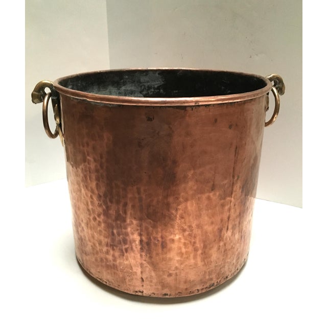 Antique Hammered Copper Pot Chairish