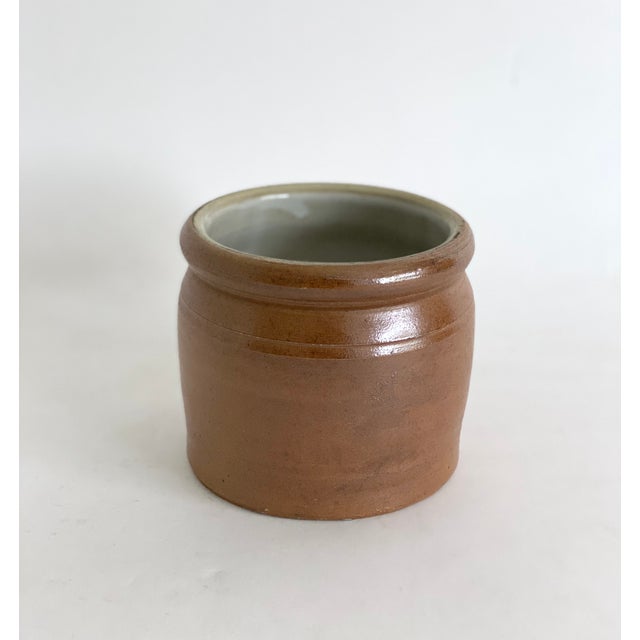 1950s French Burgundy Stoneware Pot For Sale In Los Angeles - Image 6 of 9