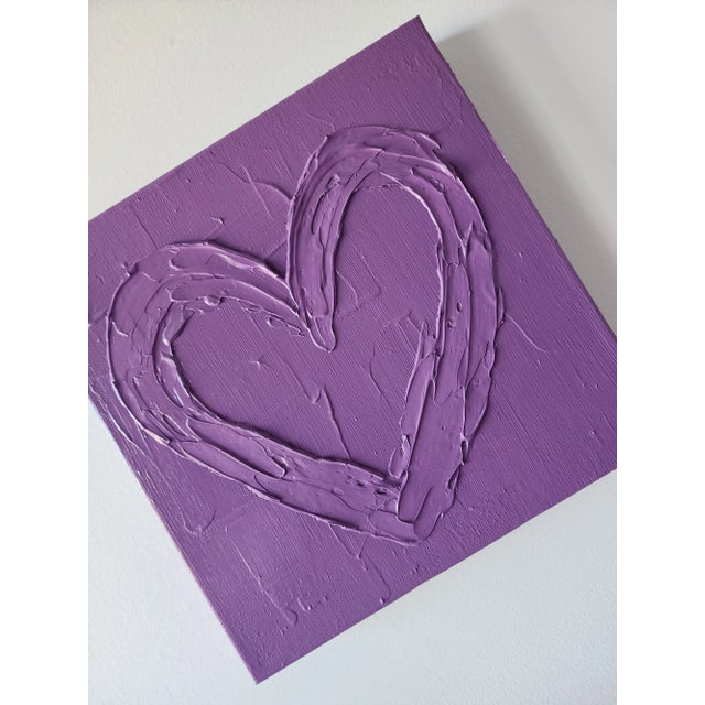 2020s Purple Heart Painting For Sale - Image 5 of 9