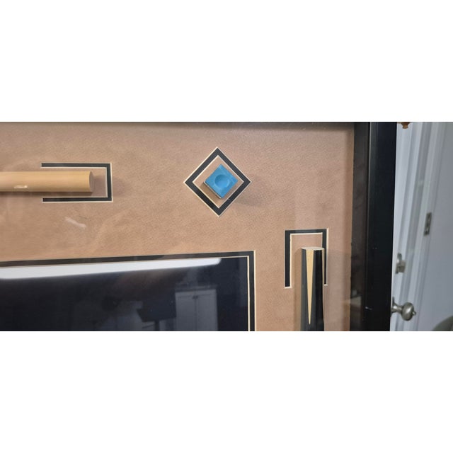 1980s Shadowbox Display 1986 "Color of Money" ~ Man Cave Memorabilia For Sale - Image 5 of 11