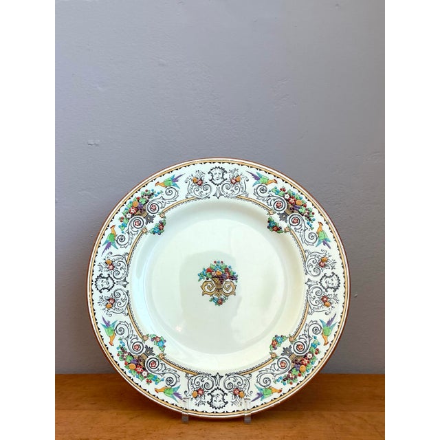 Vintage English Staffordshire “Renaissance” China - Set of 5 For Sale - Image 10 of 12