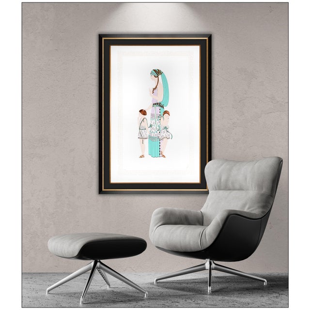 The artwork here, "Motherhood", is a wonderful depiction of a mother and her two children that was created with acute...
