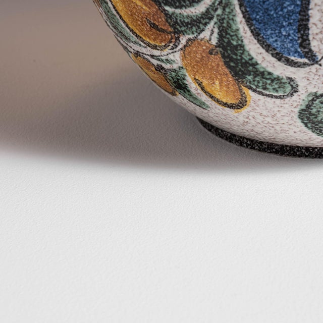 1970s Germany Blue Ceramic Table Lamp For Sale - Image 15 of 15