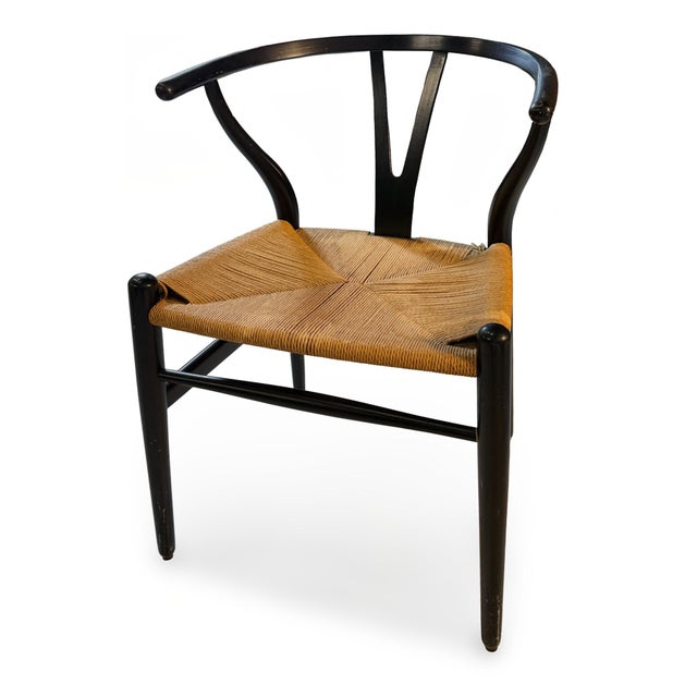 Hans Wegner Set of Four Wishbone Dining Chairs, Attributed to Hans Wegner for Carl Hansen & Søn For Sale - Image 4 of 18