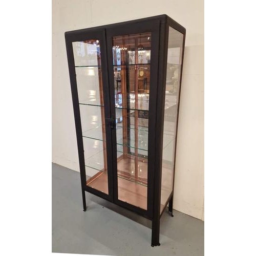 Vintage Display Cabinet with Metal Frame, 1960s For Sale - Image 5 of 9