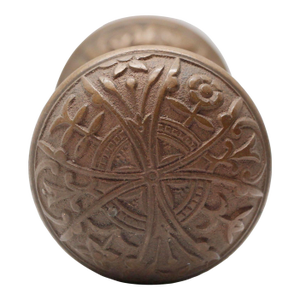 Pair of Bronze Lockwood Vernacular Passage Door Knobs