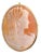Late 19th Century Fine Shell Cameo Pin/Pendant For Sale