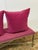 Susan Lund Chastain Magenta/Berry Throw Pillows, Pair For Sale - Image 11 of 12