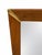 Mid-Century Modern Large Walnut & Brass Wall Mirror For Sale - Image 4 of 5