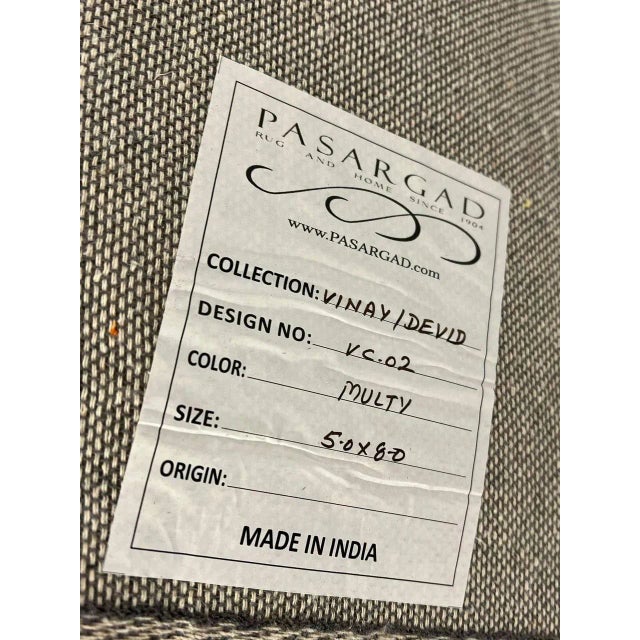 2020s Fine Hand Tufted Abstract Rug For Sale - Image 10 of 10