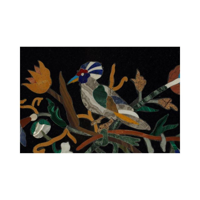 Early 20th Century Framed Pietra Dura Plaques - Set of 4 For Sale - Image 4 of 4