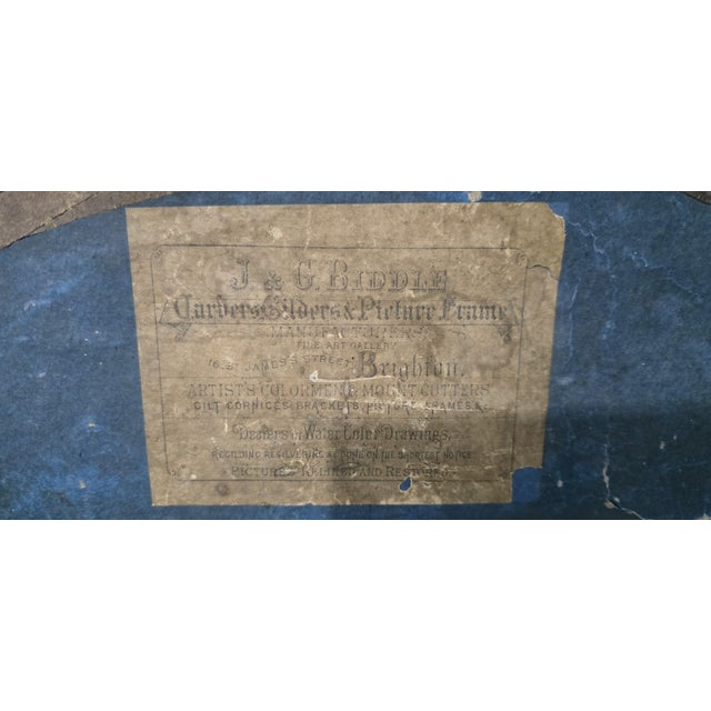 Chinese Lady Fishing, Pastel on Canvas, 1850, Framed For Sale - Image 11 of 12