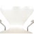 1990s Series 7 3207 Armchair in White by Arne Jacobsen for Fritz Hansen, 1990s For Sale - Image 5 of 12
