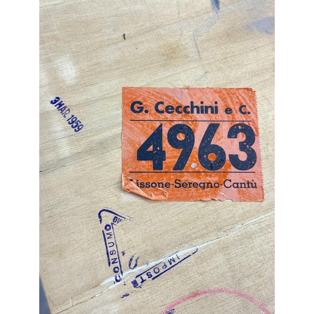 Beige Mid-Century Bedside Tables by Vittorio Dassi, 1959, Set of 2 For Sale - Image 8 of 18