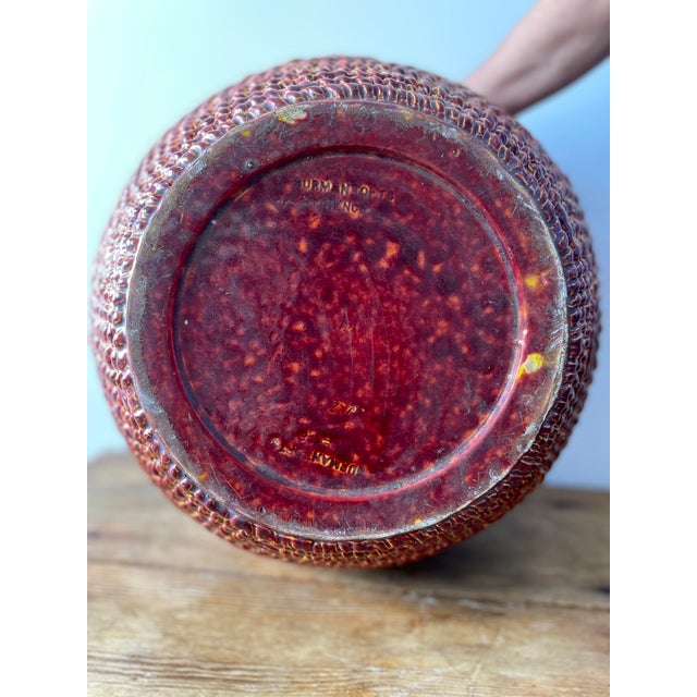 Large Burmantofts English Majolica Glazed Faience Cachepot or