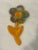 American Kaso Giant Lucite Flower Pin For Sale - Image 3 of 7