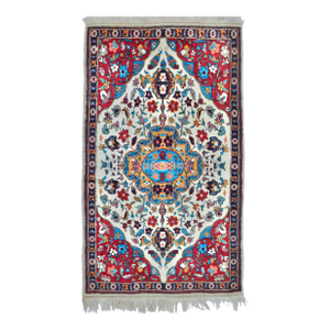 Early 20th Century Hand-Knotted Colorful Persian Sarouk Rug- 3'2'' X 5'8"