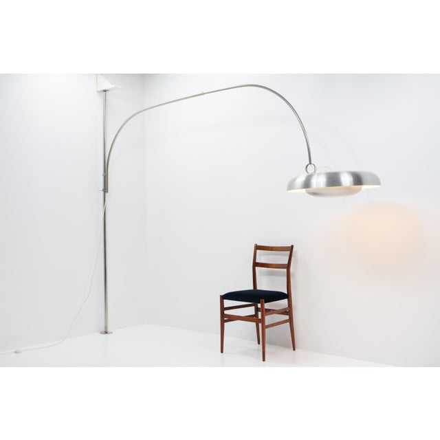 Sirrah Arc Floor Lamp by Pirro Cuniberti for Sirrah Imola, Italy, 1970s For Sale - Image 4 of 16