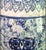 Vintage Asian Ceramic Blue-White-Green Floral Garden Stool For Sale - Image 6 of 9