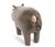 Animal Skin Dimitri Omersa Leather Hippopotamus Footstool With Original Label For Sale - Image 7 of 9