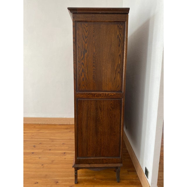 Breton Wardrobe in Oak, Late 19th Century For Sale - Image 5 of 18