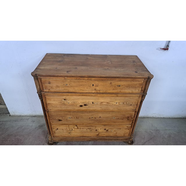 Antique Como Chest of Drawers in Fir, 1890s For Sale - Image 5 of 8