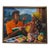 Soliman Delva Signed Original Haitian Fine Art Oil Painting "Tchatcha" – 2001 For Sale