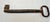 Large Rare 18th Century Hand Wrought Iron Open Barrel Shaft Bit Skeleton Key For Sale - Image 9 of 10