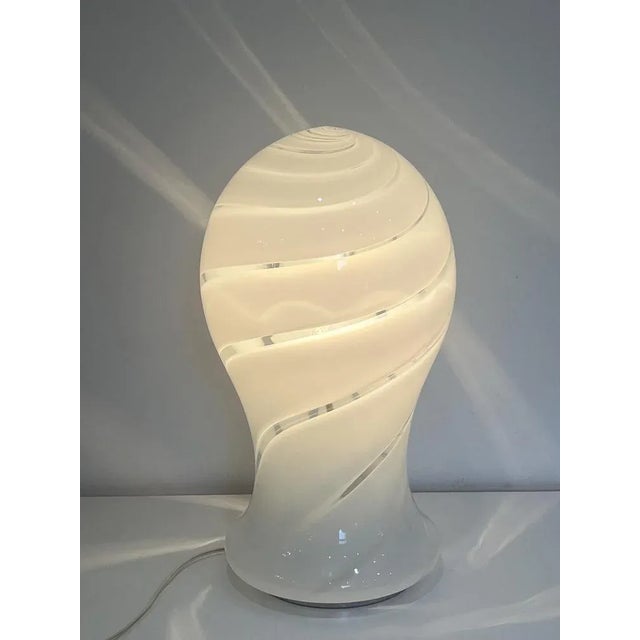 Large Murano Glass Table Lamp, Italy, 1970s For Sale - Image 4 of 8