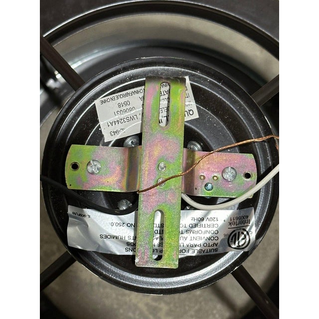 Quoizel Norfolk Industrial Style 3 Light Semi Flush Mount Light For Sale - Image 4 of 7