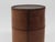 Round Leather Storage Box with Lid attributed to Carl Auböck, Vienna, Austria, 1950s For Sale - Image 14 of 16