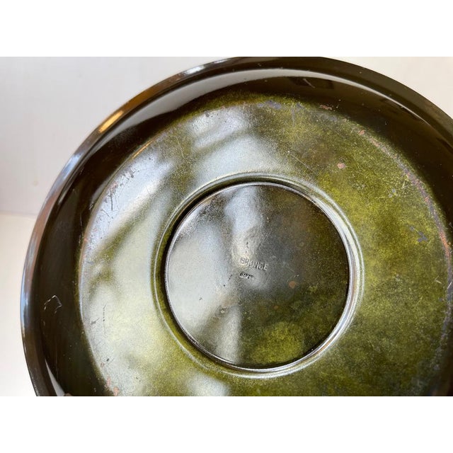 1930s Art Deco Bronze Dish with Eagle Sculpture, 1930s For Sale - Image 5 of 7